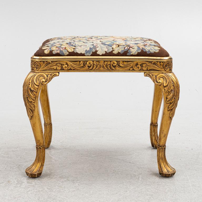 Stool, Louis XIV style, first half of the 20th century.