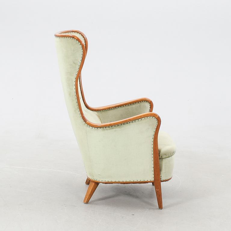 Axel Larsson, armchair, Swedish Modern, for Hotel Baltic, Svenska Möbelfabrikerna Bodafors 1954.