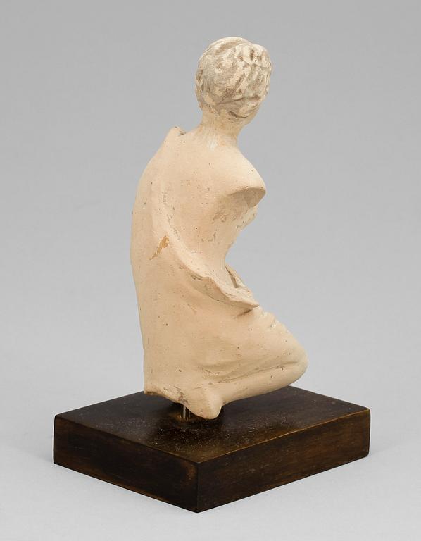 SKULPTUR, lergods, troligen forntida, Medelhavsområdet.