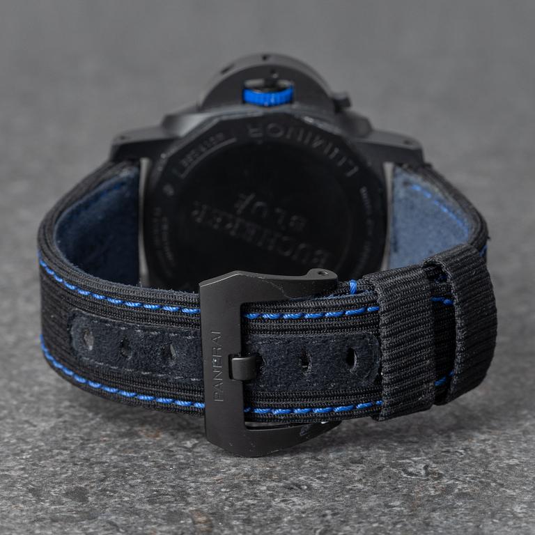 Panerai, Luminor GMT, “Bucherer Blue”, " "one of 288"", ca 2021.