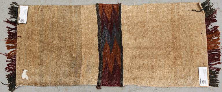 SADELVÄSKA, turkmensk, ca 109x48 cm.