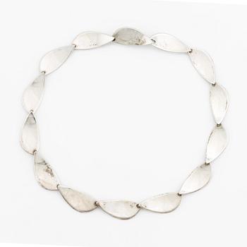 Hans Hansen, necklace, sterling silver, model 318.