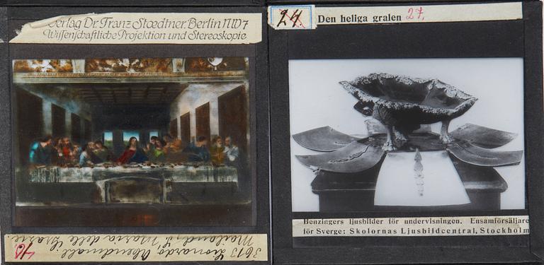 FOTONEGATIV PÅ GLASPLÅTAR. 3 lådor,1900-tal.