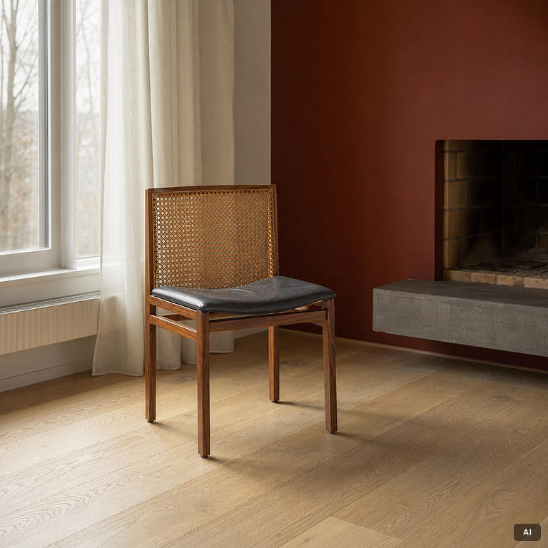 Tito Agnoli, four chairs, La Linea, Italy, 1950's/60's.