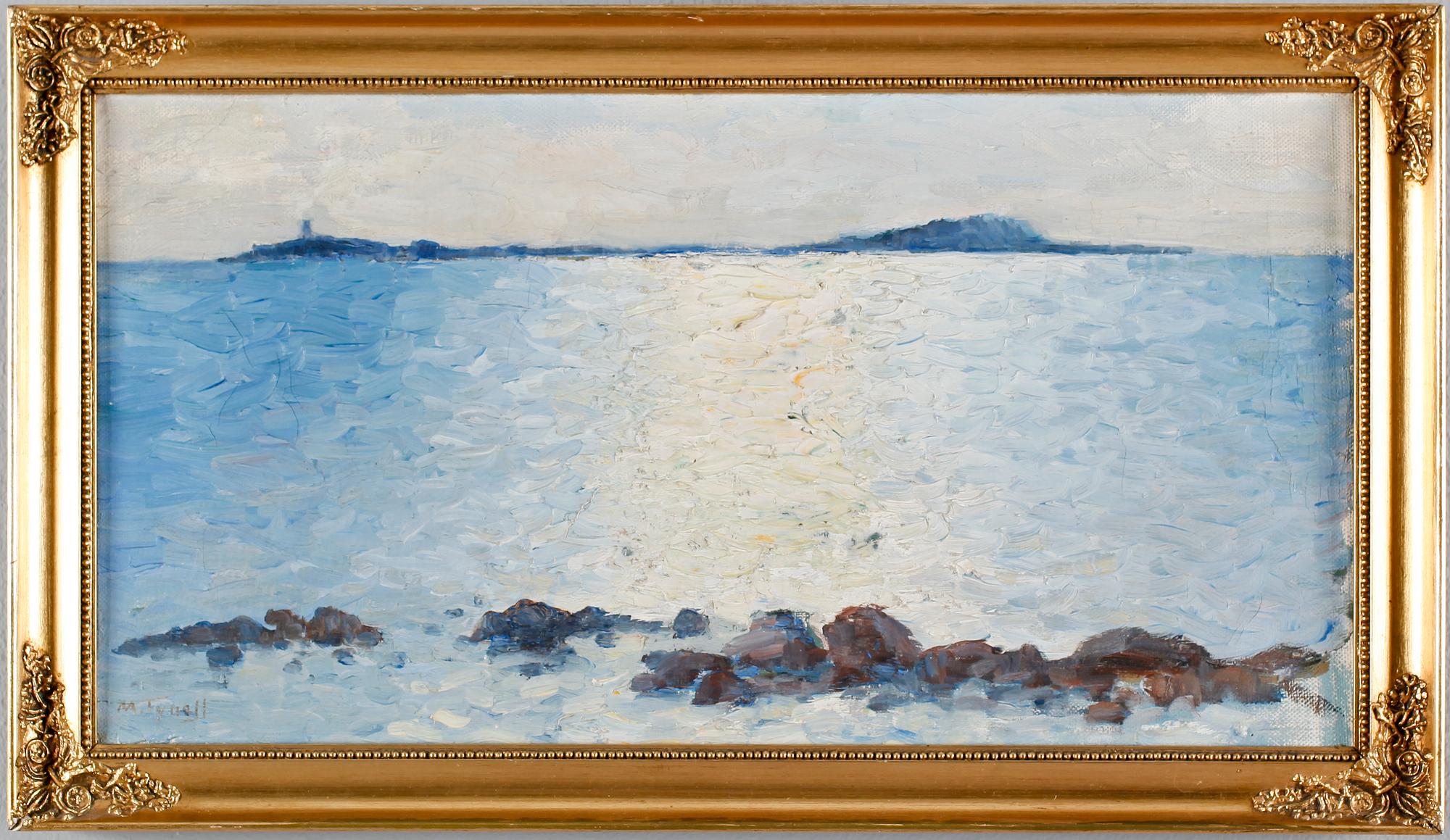 MÄRTHA TYNELL, olja på duk, signerad.