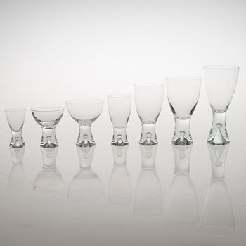 TAPIO WIRKKALA, A 30-piece set of 'Tapio' glasses, Iittala latter half of the 20th Century.
