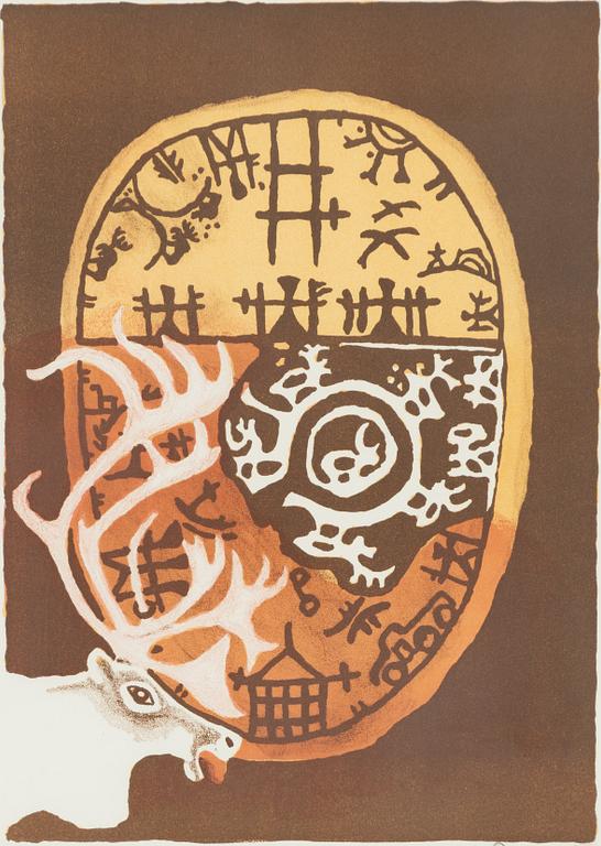 Lars Pirak, Composition with Reindeer.