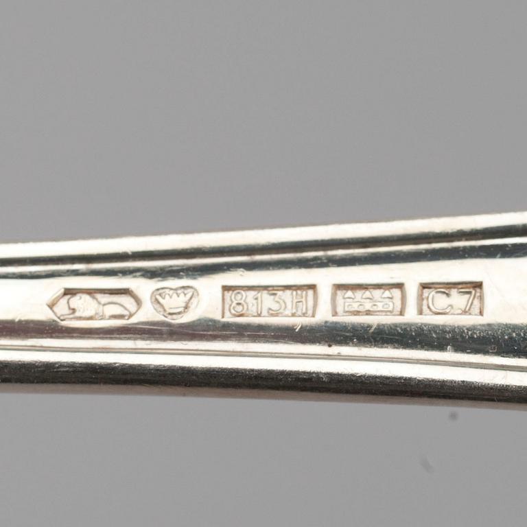 SKEDAR, silver, 26 st, Chippendale, Kultakeskus, Tavastehus 1956. Vikt ca 1118 g.