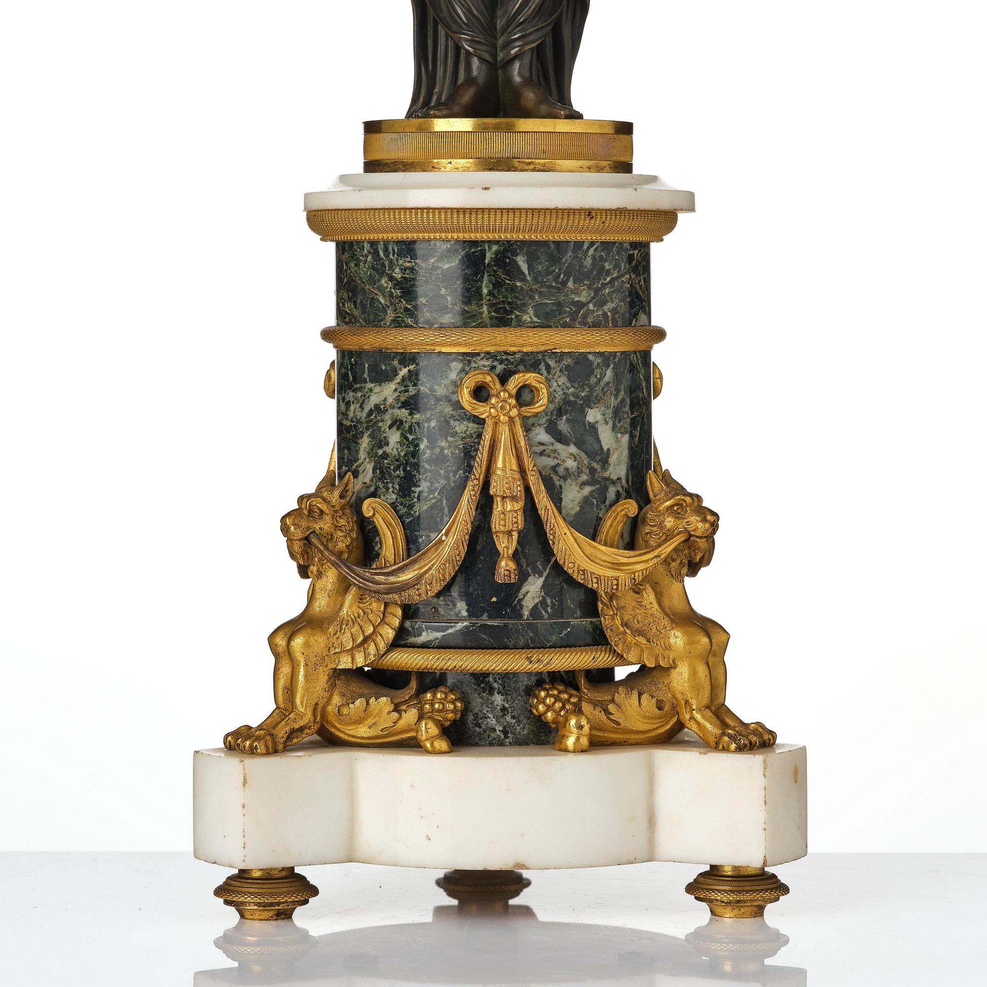 Kandelaber, för fyra ljus, Parisarbete, François Rémonds art, 1700-talets slut, Louis XVI.