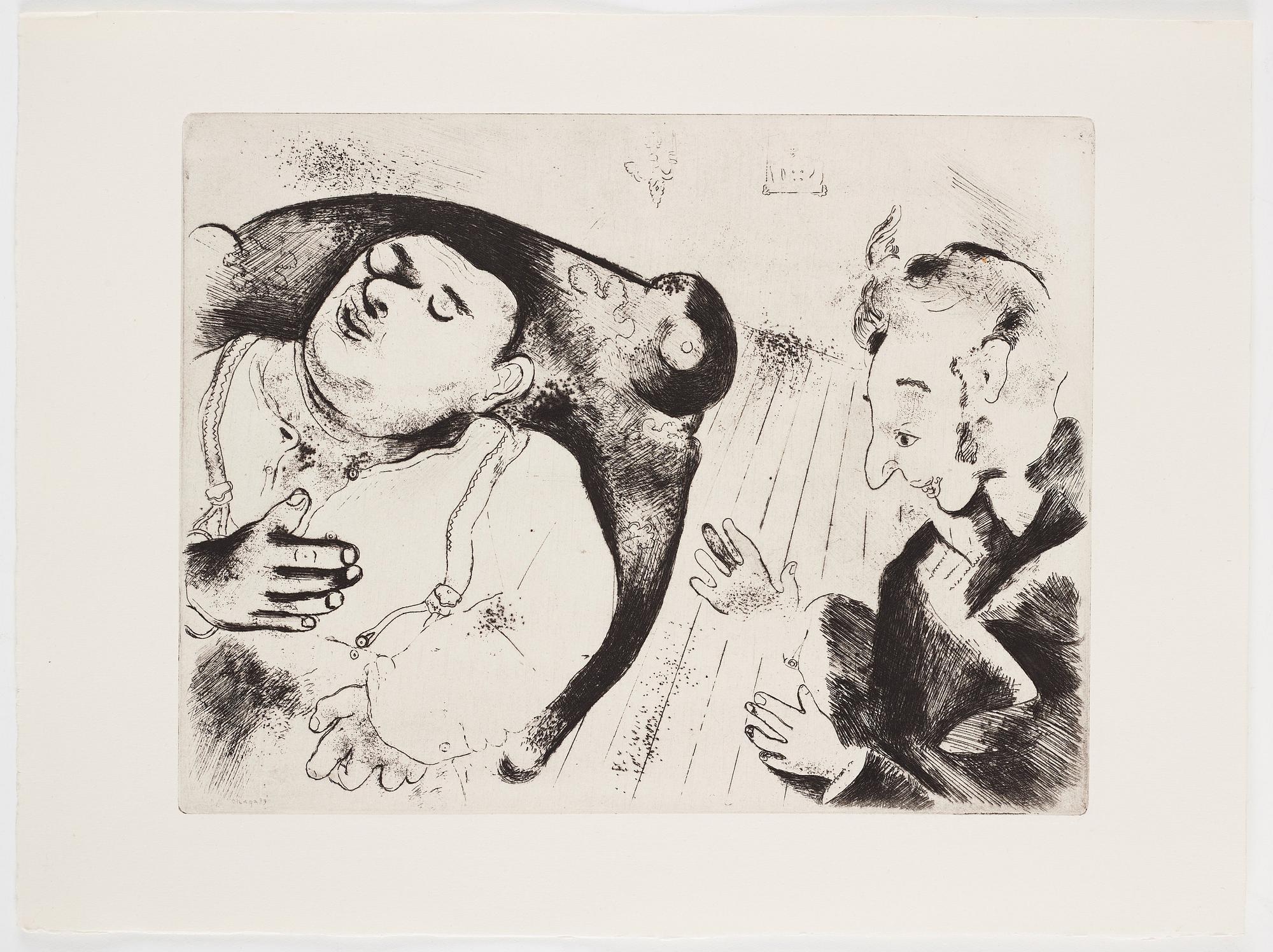 MARC CHAGALL, 71 st etsningar ur upplagan om 285 exemplar på Arches/MBM/J. Perrigot-papper, 1923-1948.