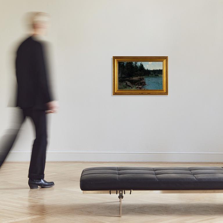 Alfred Thörne, oil on canvas, signed and dated 1886.