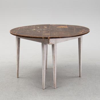 A pair of painted side tables, 19th Century.