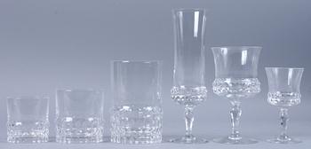GLASSERVISDELAR, 43 st, "Silvia", Ingeborg Lundin, Orrefors.