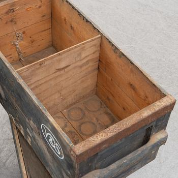 Two wooden boxes, early 1900's.