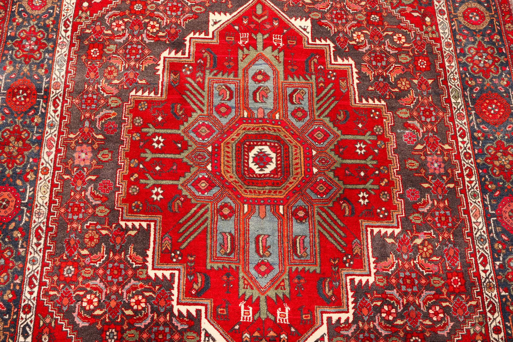A Bidjar carpet, Old, c. 205 x 130 cm.
