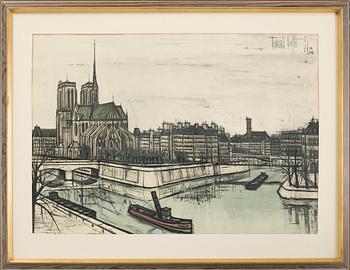 color lithograph, signed and dated -56 in the print.