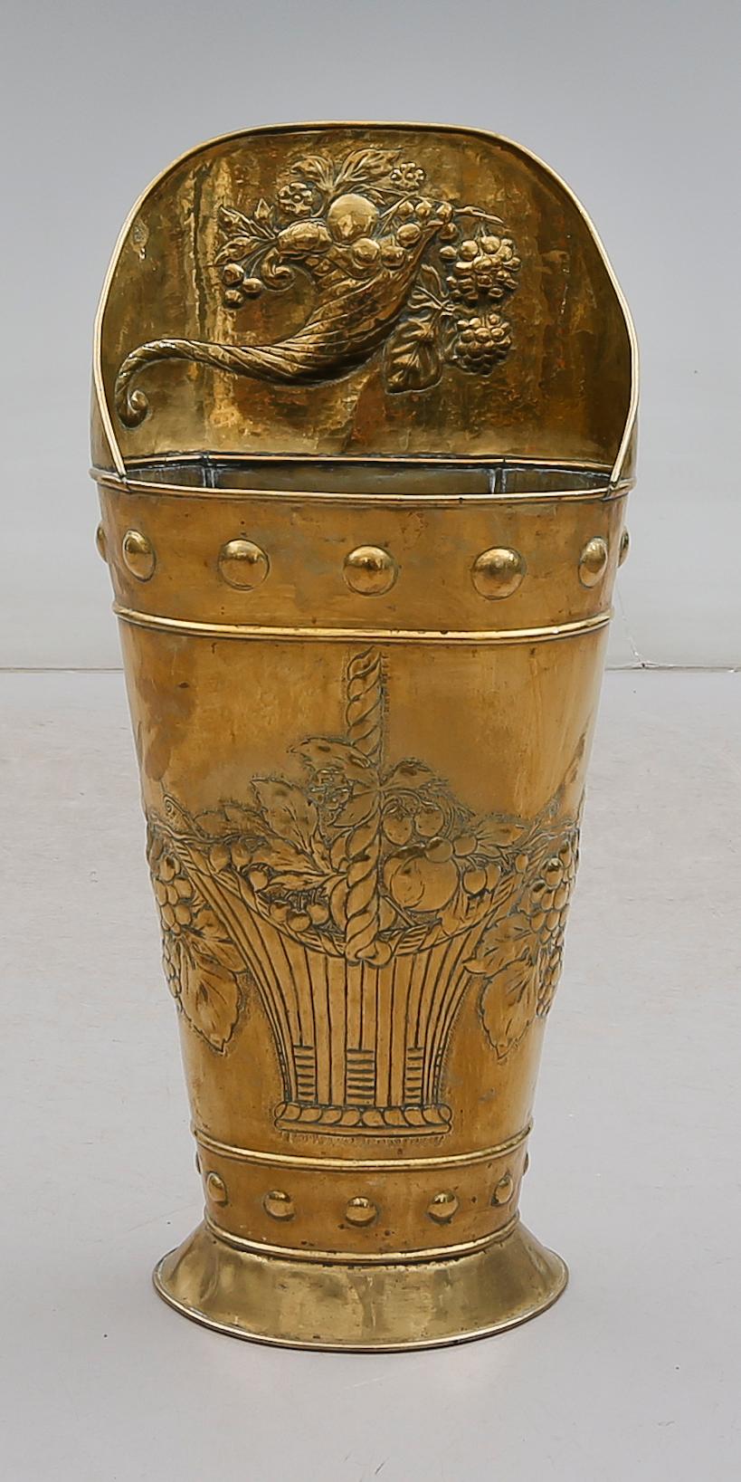PARAPLYSTÄLL, mässing, 1800-talets mitt.