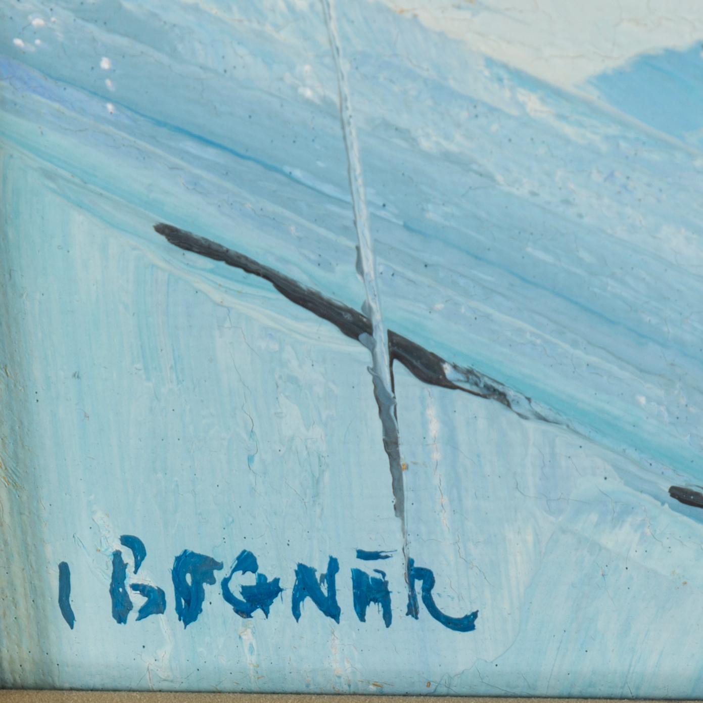 ISTVAN BOGNAR, olja på duk signrad.