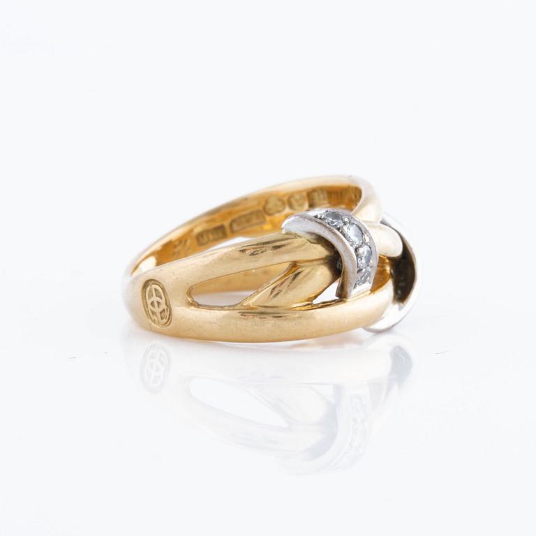 RING, med briljantslipade diamanter 0.18 ct, Engelbert collection, Engelbert, Stockholm, 1994.