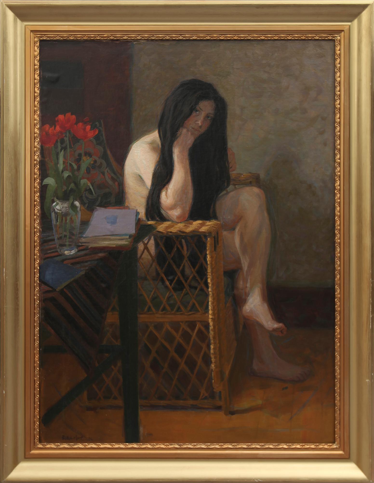 FRITZ KÄRFVE, olja på duk, signerad och daterad 1916.