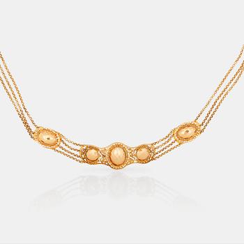 997. COLLIER, tidigt 1800-tal, med filigranarbete. Empire.