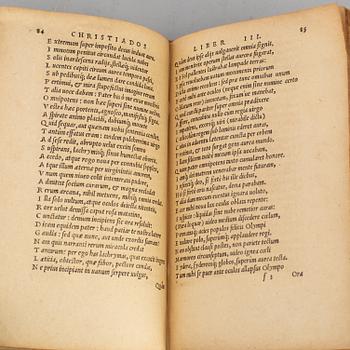 BOOK, Latin poem, 1536.