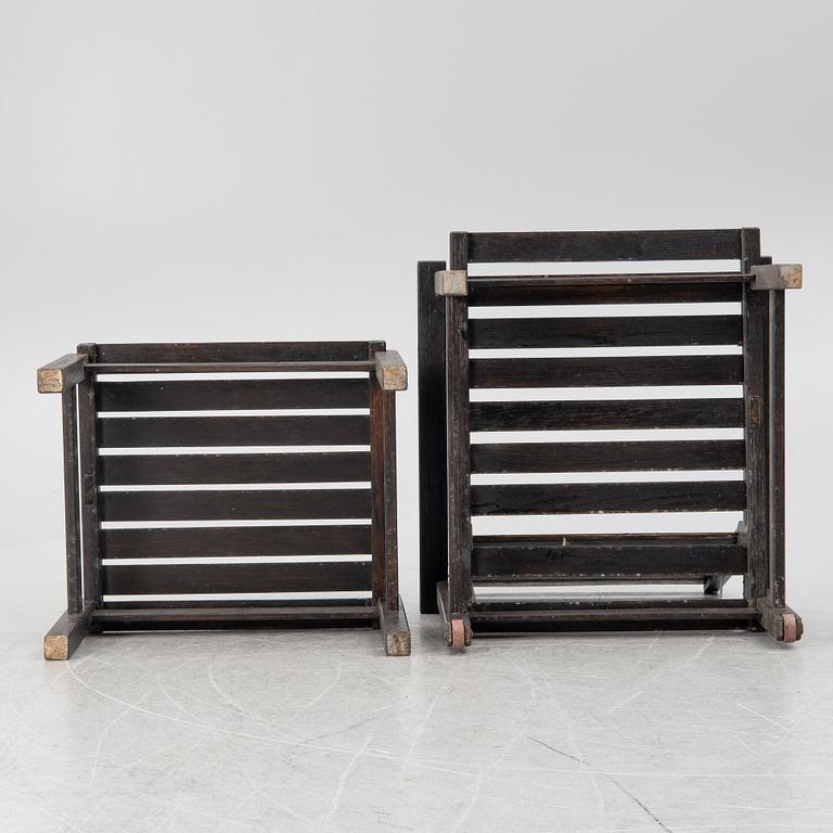 Elsa Stackelberg, garden furniture group, 8 pieces, Fri form AB, Edsbruk.