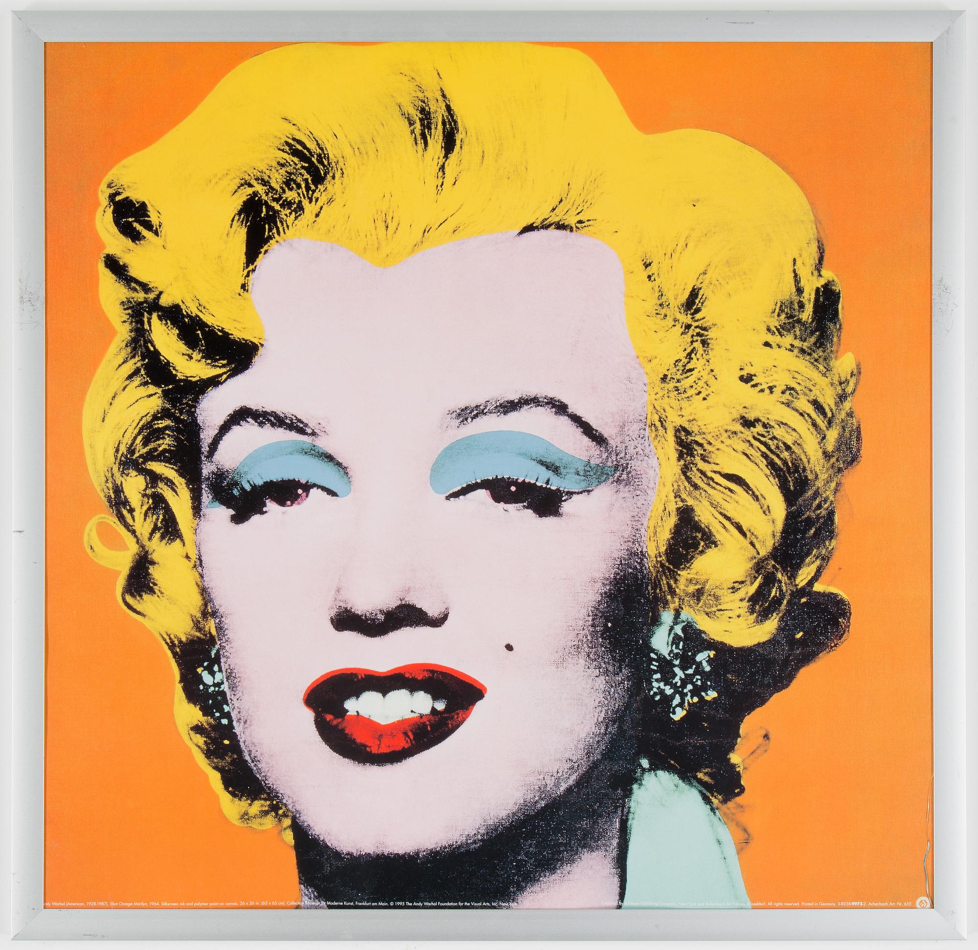 ANDY WARHOL, after. An offset poster published by teNeues, 1995.