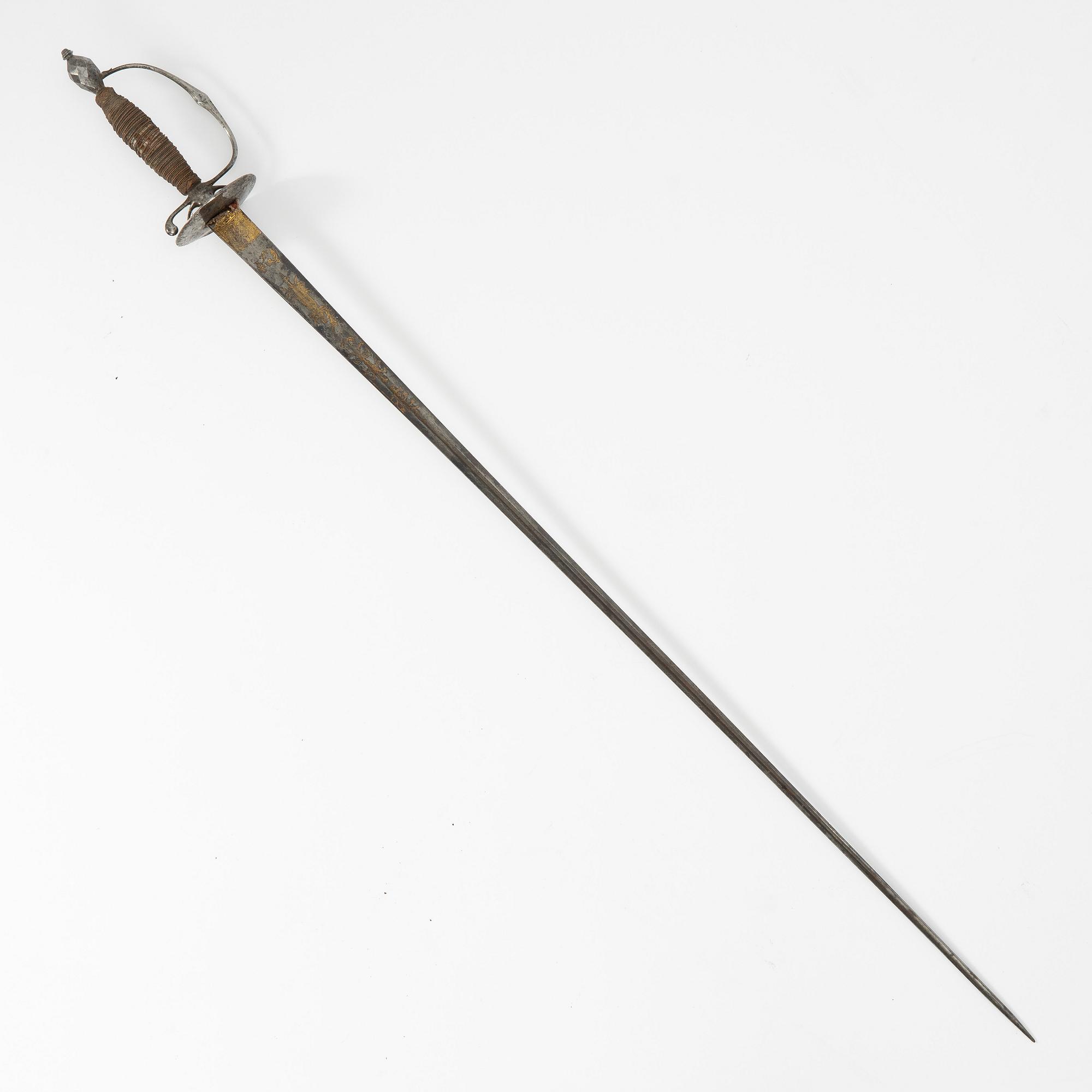 A smal sword from around the year 1800.