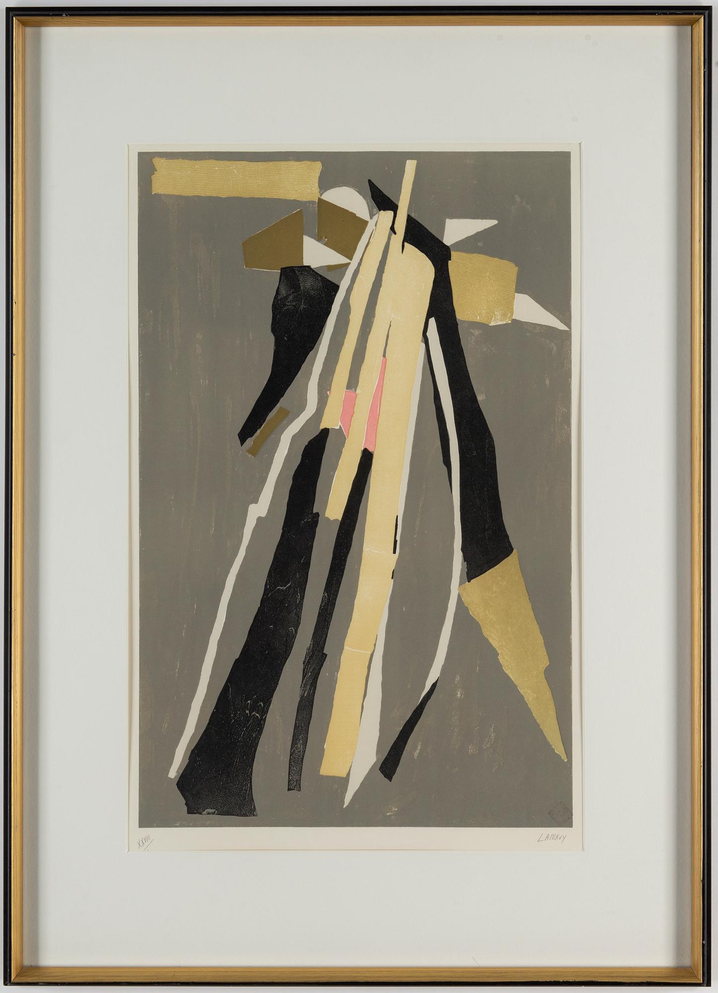 ANDRÉ LANSKOY,ANDRÉ LANSKOY, lithograph in color, signed and numbered XXXIII/L?.