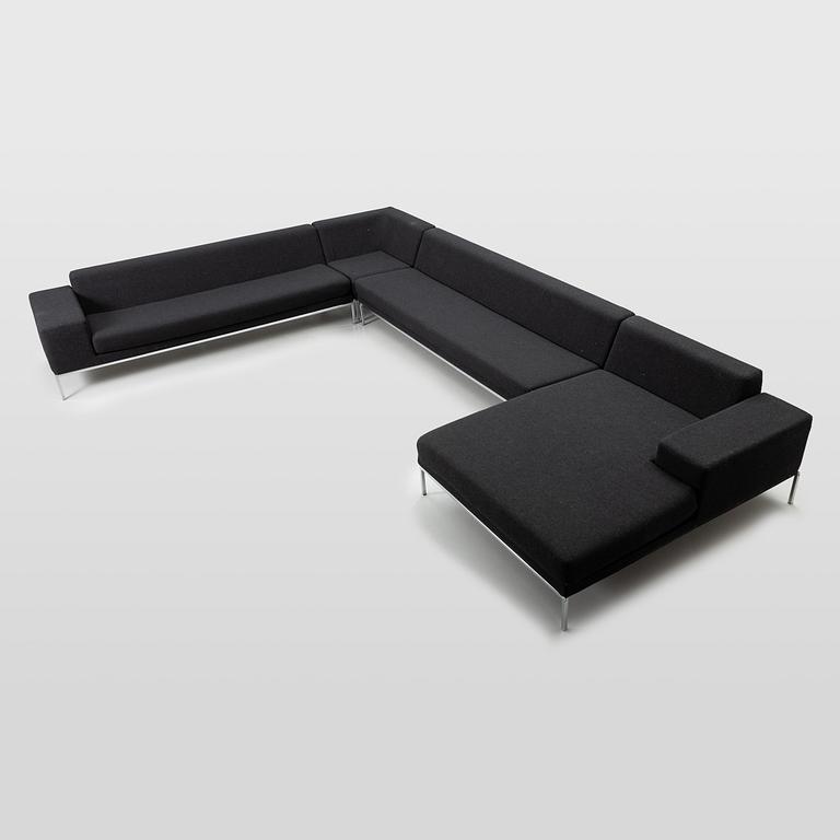 Eero Koivisto, a set of 4 sofa modules, "Hockney", David Design, Sweden, contemporary.
