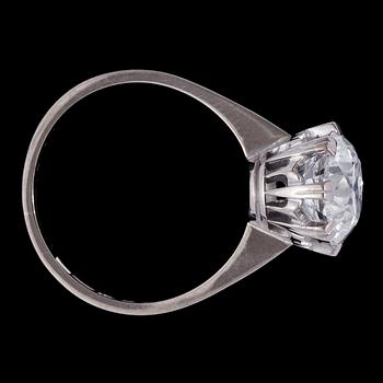 RING, briljantslipad diamant, 3.01 ct.