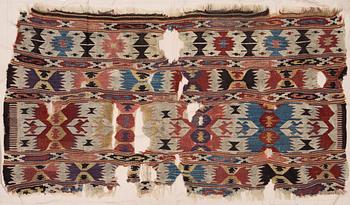 An Antique Mut kilim, central Anatolia, c. 166 x 100 cm .