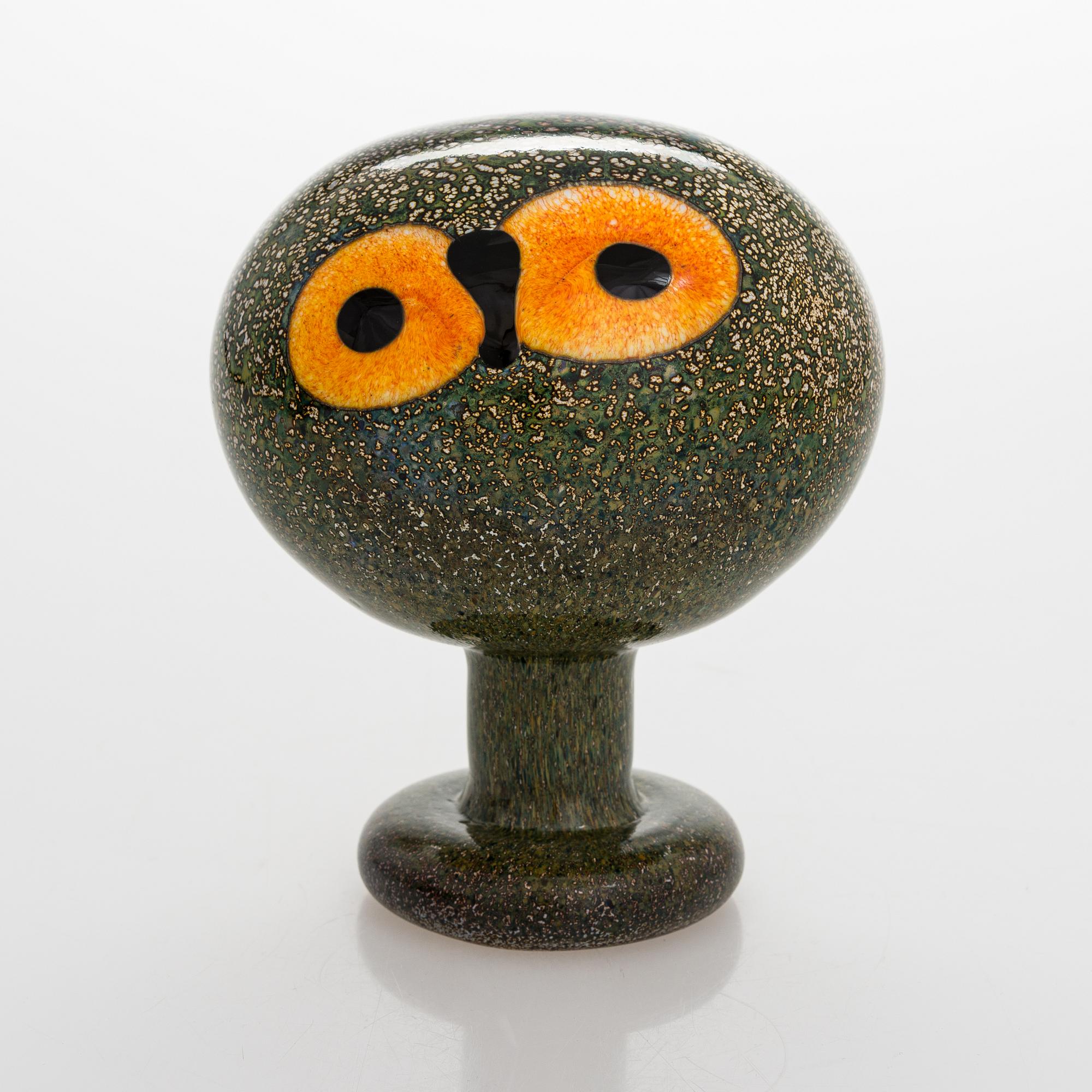 Oiva Toikka,  glass bird, signed O. Toikka Iittala.