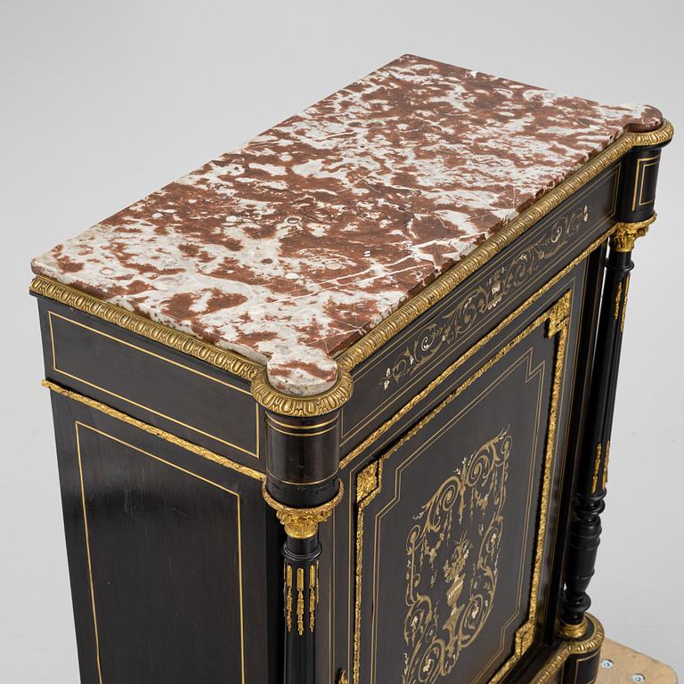 An eclectic style cabinet, circa 1900.