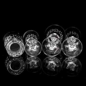 A 20th century glassware set, Böhmen (36 pieces).