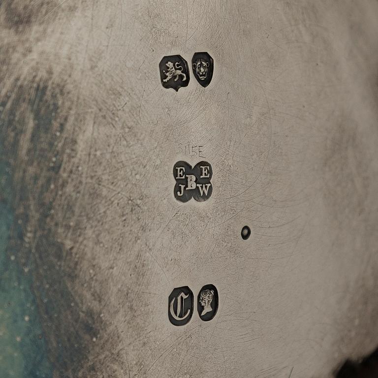 Edward, Edward junior, John & William Barnard, a 3-piece sterling silver tea service, London 1837.