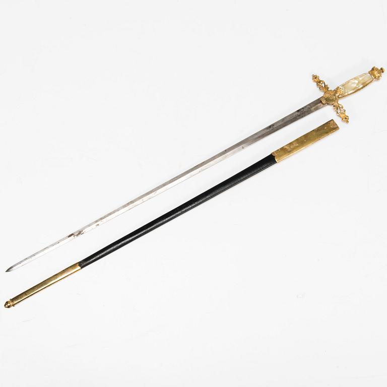 A Swedish small sword, second half of 19th Century.