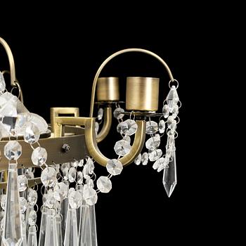 A Gustavian style chandelier, 21st Century.