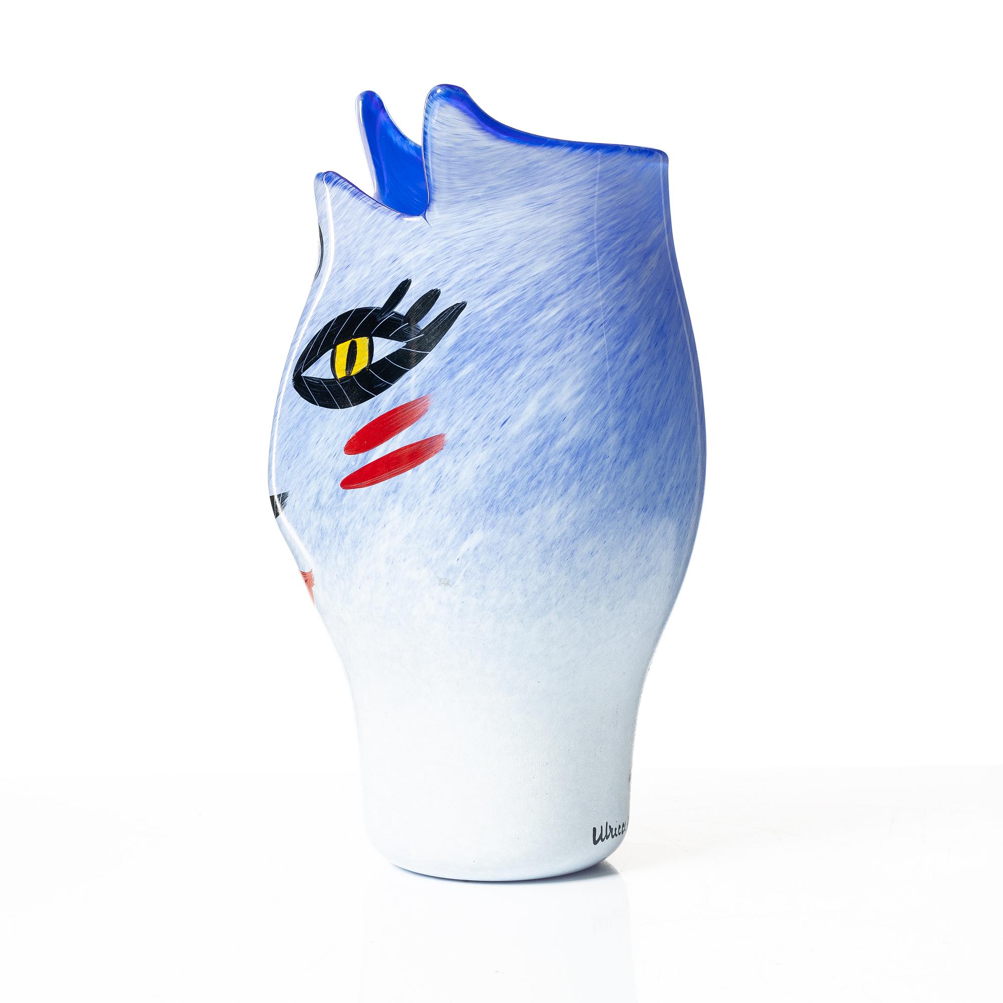 Ulrica Hydman-Vallien, a glass vase, Koda Boda.