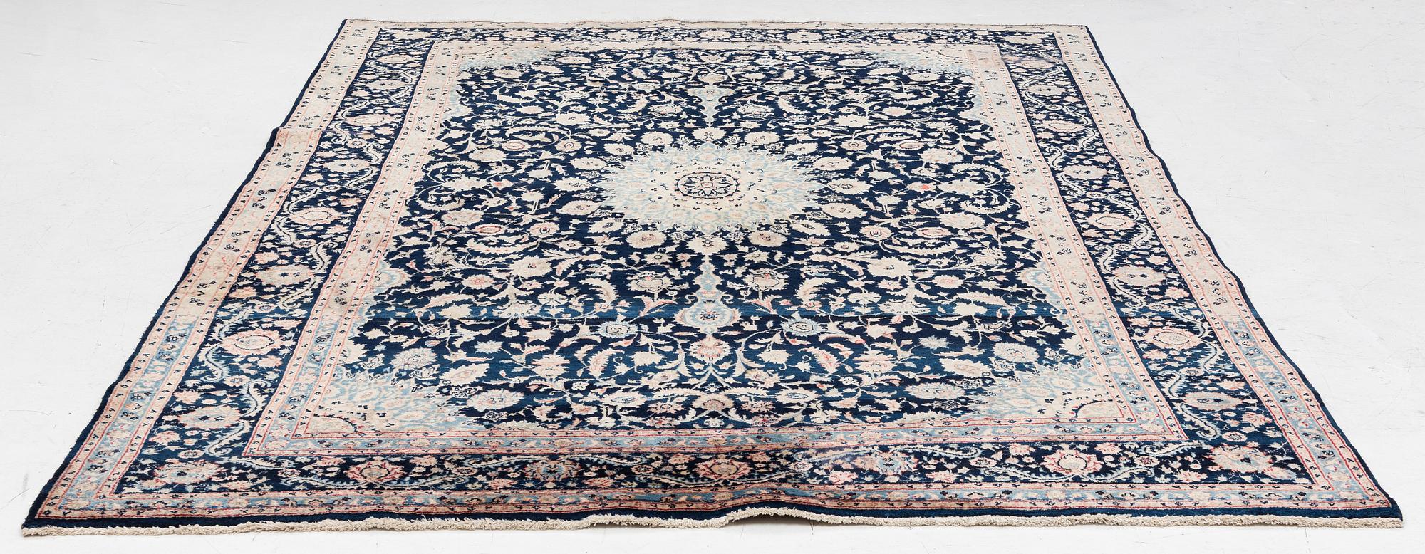 Carpet, Keshan, approx. 325 x 238 cm.