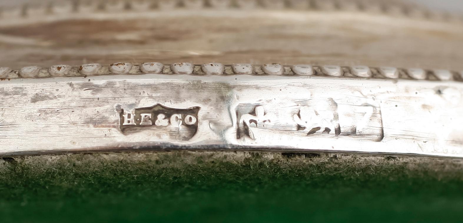 LJUSSTAKAR, 1 par, silver, regenecystil, Chester 1942.