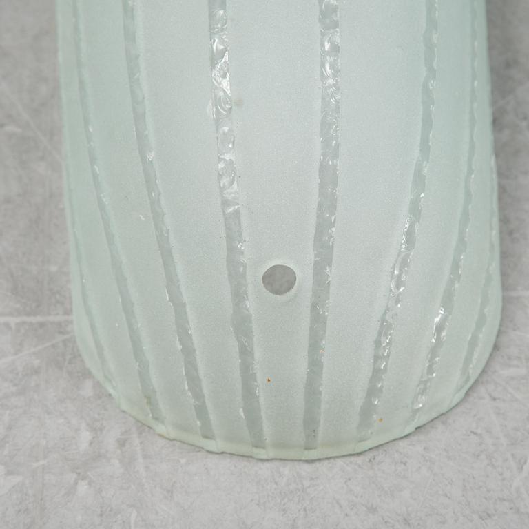 Glass shades for wall sconces, mid 20th century.