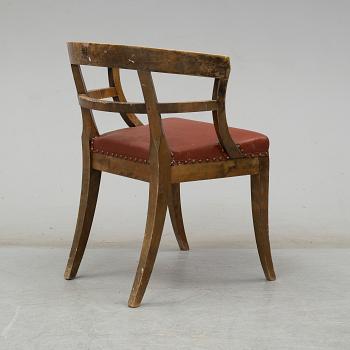 An early 20th century armchair.