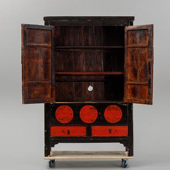 A Chinese lacquered cabinet, 20th century.