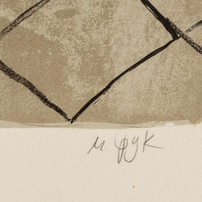 MADELEINE PYK, Lithograph in color, signed and numbered 1346/5000.