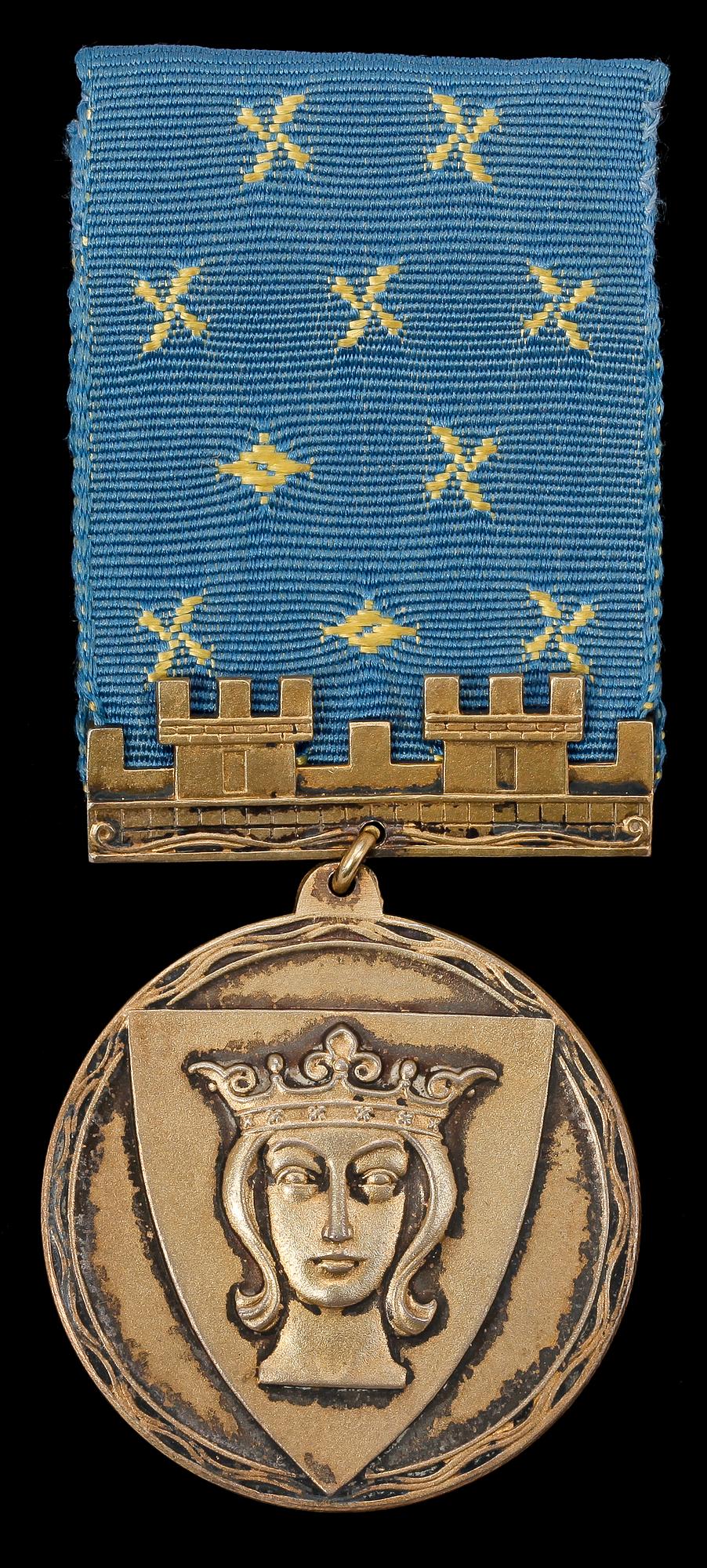 MEDALJER, 4 st, vitmetall, brons, silver, Sverige, Danmark resp Ryssland, 1800-1900-tal.