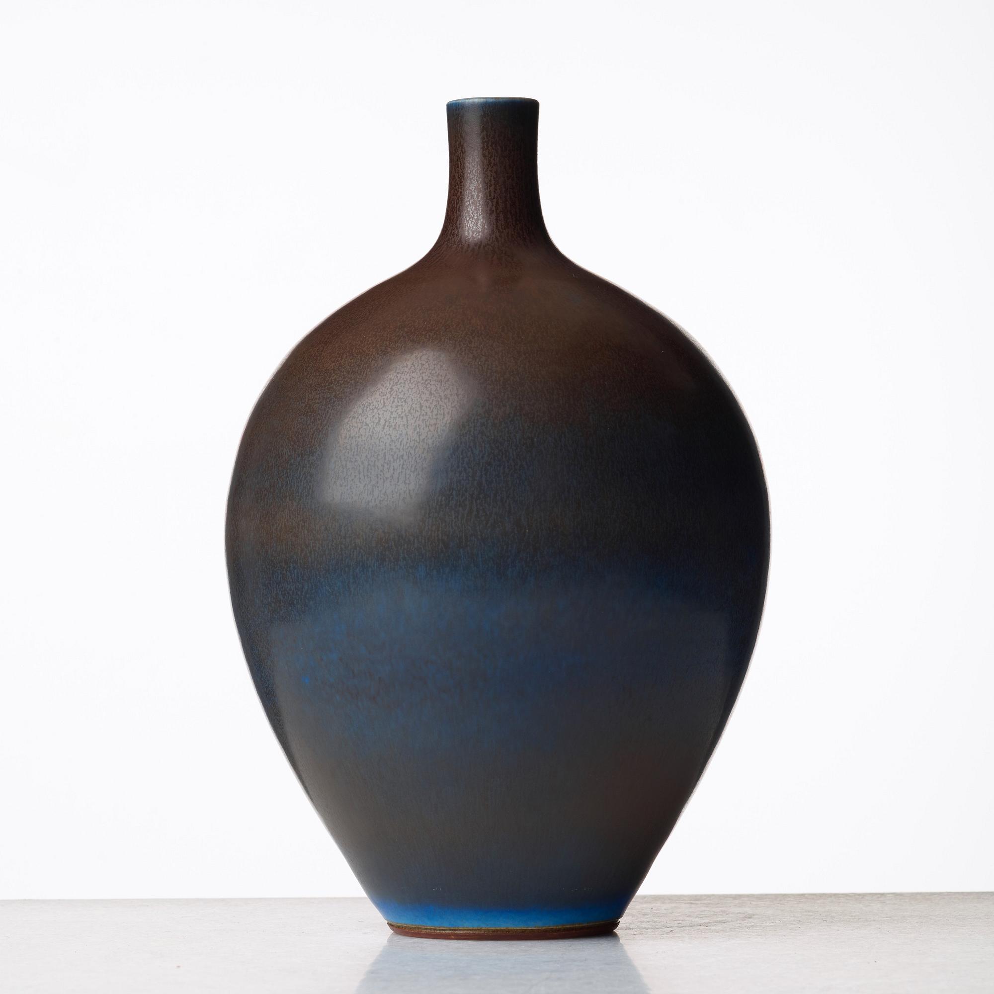 Berndt Friberg, vas, stengods, Gustavsbergs studio 1967.