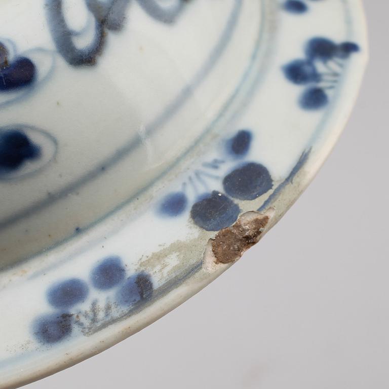 LOCKURNA, porslin, Kina, Qingdynastin, 1800-tal.