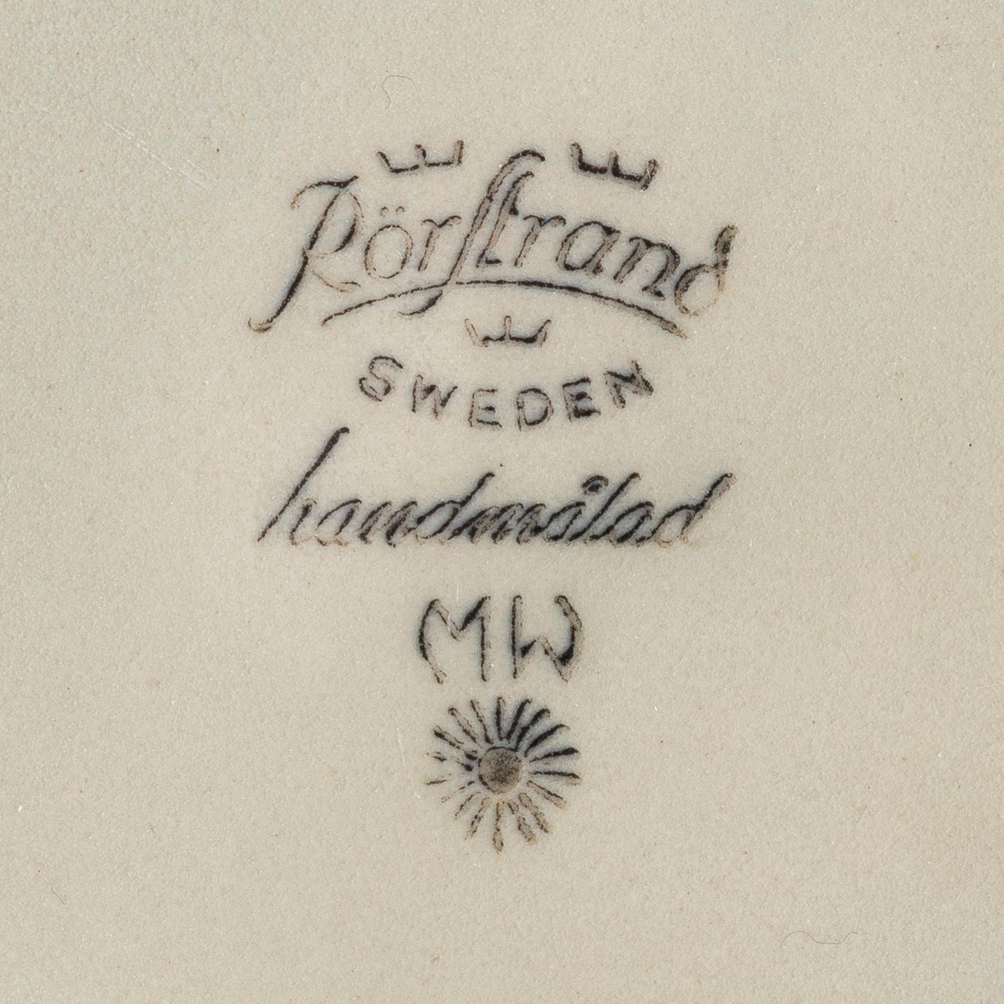 Marianne Westman, teservis, 12 st, ”Blåbär”, Rörstrand.